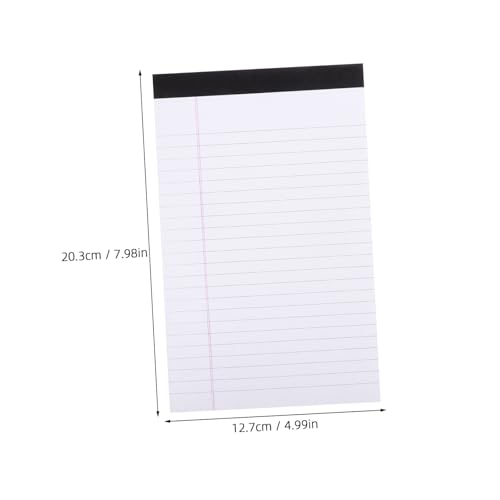 Bloc-notes blanc à lignes larges Angoily pour organiser vos cours et réunions - 2
