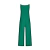 Womens Overalls Linen Cotton Wide Leg Jumpsuits Lo... #3