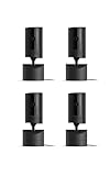 Ring Pan-Tilt Indoor Cam (newest model), See all around your home or business with 360° pan coverage, HD video, plus Two-Way Talk, 4-pack, Black
