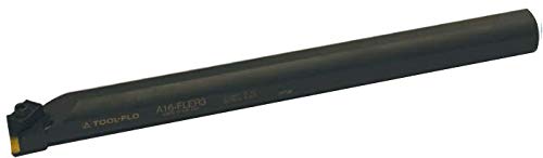 ToolFlo A08 FLER2 FloLock Boring Bar Holder for Top Notch Inserts, 1/2" Shank, 2 Series Insert, Right Hand