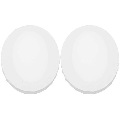 Lienzo de algodón ovalado irregular blanca con tabla de fibra para óleo pack de 2 6