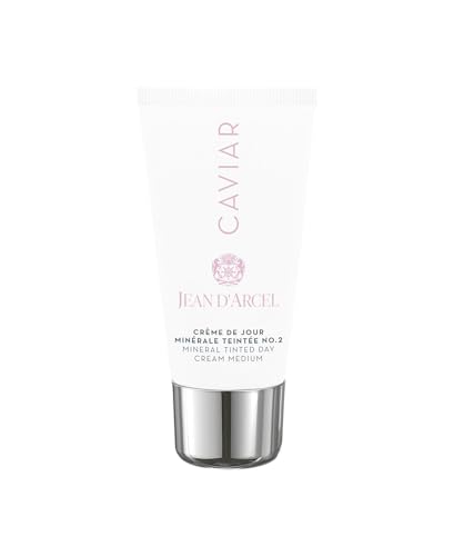 JEAN D'ARCEL - CAVIAR crème de jour minérale teintée no.2 - Crema de día antiedad delicadamente teñida - Compensa las imperfecciones de la piel - 50 ml
