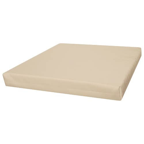 AMANSTYLE LTD Memory Foam Cushion for Office Chair Pain Relief Cushion for Back Support Seat Pad for Office Desk, Gaming Chair, Wheelchair, Car Seat, Tailbone Pain 4cm (Cream, 51 x 51 cm / 20" x 20")