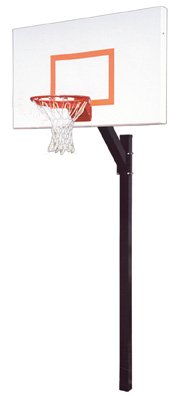 Legacy Endura Steel-Aluminum In Ground Fixed Height Basketball System Orange