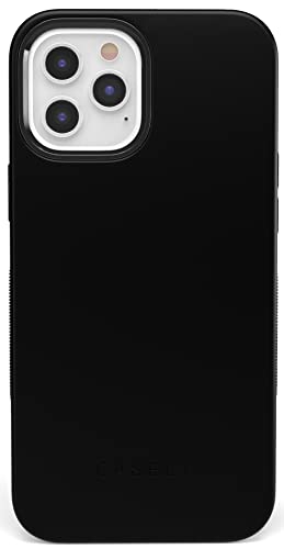 Casely iPhone 12 Pro Max Phone Case | Black on Black 360 Degree Coverage for Your Phone | Precise Cutouts, 1mm Raised Lip Camera Protection | Bold