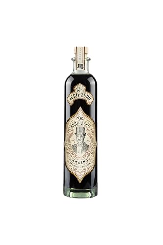 Dr Zero Zero AmarNo | Award Winning Non-Alcoholic Spirit | Bitter Cocktail Mocktail Drink | After-Dinner Digestive Botanicals | Amaro | Made in Italy | 700ml