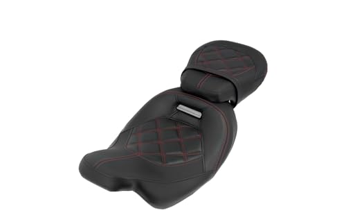 Asiento pasajero trasero doble para solucionar la fatiga en motos Touring 2009-2023