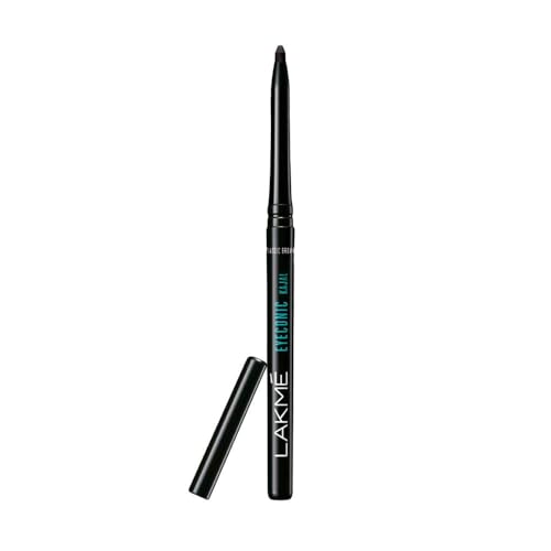 Lakme Eyeconic Kajal, Black Matte Finish, Water Proof, Smudge Proof, Lasts Upto 22 Hrs, 0.35 G