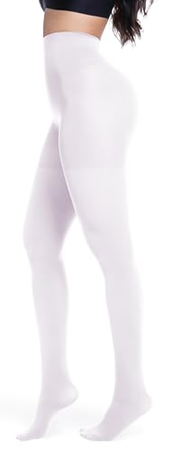 Image of Citystl 2 Pack Black Tights for Women, 60D Opaque Control Top Pantyhose