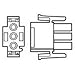 T-E Connectivity 1-480698-9 (2 pcs) 02P UMNL PLUG HSG BLK