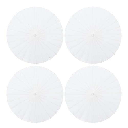 Parasols papier blanc pour un mariage bohème chic et photogénique