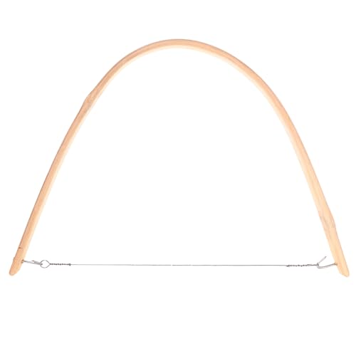 OUNONA Scie à Chantourner Bois Ergonomique à Arc pour Travail Manuel Coupe Précise et Stable Outil Résistant Rouille pour Amateurs et Professionnels Du Bois