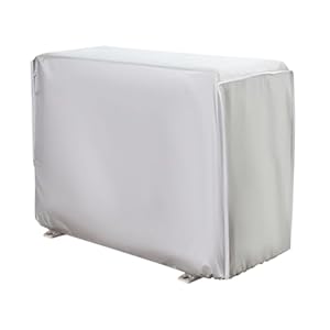 Funda Aire Acondicionado Exterior Protector Aire Acondicionado Exterior Cubierta Aire Acondicionado Exterior Impermeable A Prueba De Polvo Protector Solar (S)