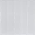 A La Maison Ceilings R104 Bead Board Pre-Painted Foam Glue-up Ceiling Tile (21.6 sq. ft./Case), Pack of 8, Ultra Pure White
