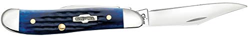 Image of Case WR XX Pocket Knife Navy Blue Bone Peanut Item #2802 - (6220 SS) - Length Closed: 2 7 /8 Inches