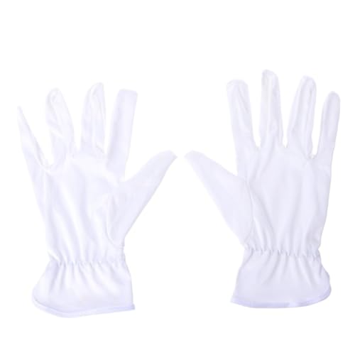 Guantes de joyeria para clasificar colecciones y numismatica