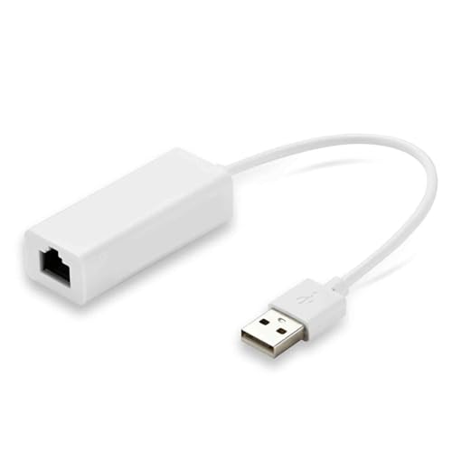 Adaptador USB Ethernet,Conector Ethernet Internet a USB con Indicador Luminoso, Compatible con Ordenador Portátil PC Windows 7/8/10 Mac OS Linux, Conectar y Usar
