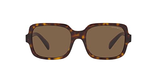 Emporio Armani Herren Brille, Dark Havana/Brown, 55