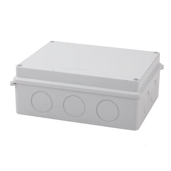 KAMSTEALTH IP65/IP55 200X155X80 And 255X200X80 Waterproof Junction Box Electric Project Enclosure-Rectangle Power Case with Holes (200X155X80)-picture-20