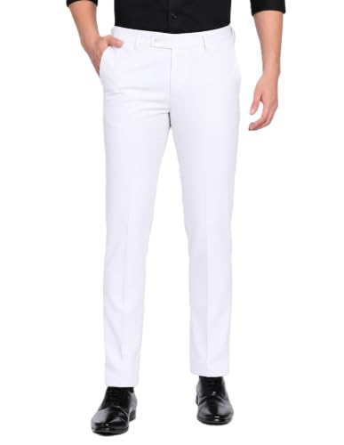 Image of Men's Slim Fit Formal Trousers | Office & Business Wear Pants For Men