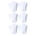 Gerber Baby Unisex 6 Pack Socks, White, 0-3 Months