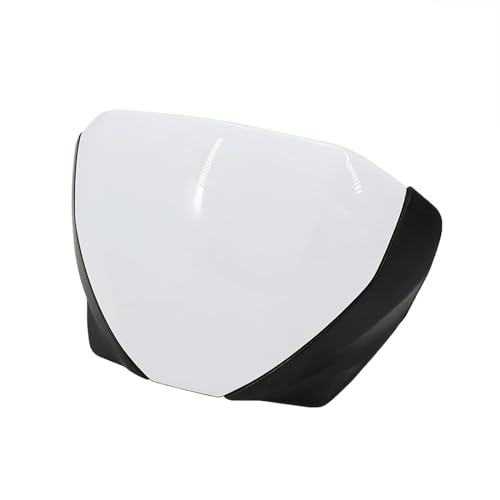 Déflecteur Trident 660 blanc : pare-brise de carénage pour réduire la pression du vent