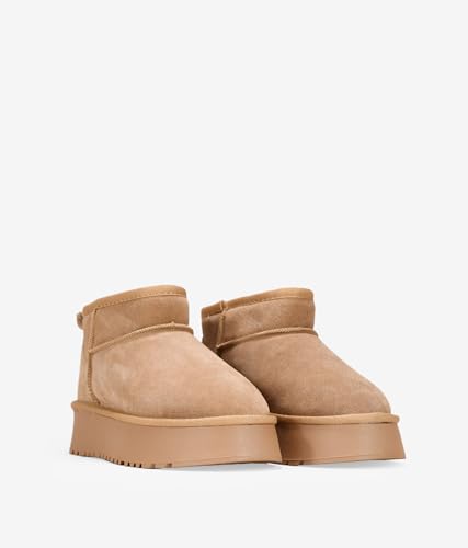 Bottines de neige sans fermeture taille 38 EU en cuir véritable