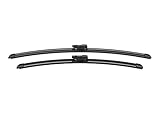 Volumen de suministro: 1 juego para el parabrisas (frontal), el lado del conductor (longitud: 600mm) y el lado del acompañante (longitud: 500mm)