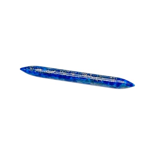 Natural Lapis Lazuli Stone Tribal Septum Spike Tusk | Handmade Blue Gemstone Nose Ring | Boho Ethnic Body Piercing Jewelry | Organic Stone Septum Stretcher Gauge Expander (7 mm (1 g))