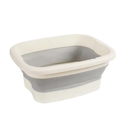 Lavabo plegable for pies, contenedor de lavado plegable, ahorra espacio, bañera for pies, diseño de almacenamiento portátil for el cuidado de los pies, uso doméstico, relajación en interiores y exteri