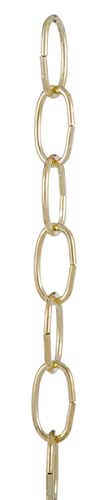 Image of B&P Lamp Brass Finish 8 Gauge Oval Chain