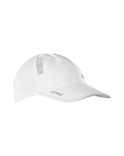 2XU Run Cap, White/White, One Size