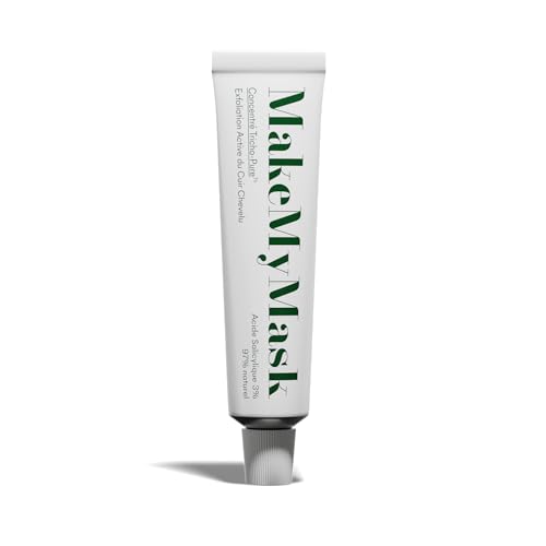MakeMyMask Concentrado Anti-PSO Pre-champú, Tratamiento capilar exfoliante, hidratante y calmante, 50 ml, SIN CORTISONE - Psoriasis del cuero cabelludo, 2 meses de duración