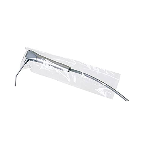 Funda de jeringa de agua y aire transparente con abertura precortada, 2,5 x 10, caja de 500 unidades