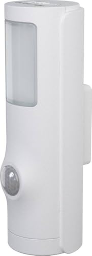 Osram Torch Led Luce Notturna Con Sensore Di Movimento Bianco, Funzione Torcia 2In1, Sensore Di Luce, Funzionamento A Batteria, Ip54 Antispruzzo