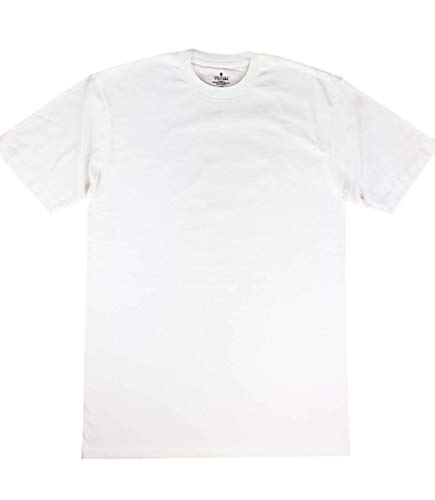 Stafford Men’s Tall/Extra Tall 100% Heavy Weight Cotton Crew Neck Undershirt, White, Short Sleeve, 4 Pack (Extra Extra Large Tall (XXLT))2