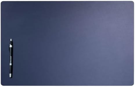 DACASSO Leatherette Conference Table Pad - Luxury Leather Desk Blotter for Writing - Padded Executive Desk Surface Protector - (Navy Blue, 22” x 14”) image 5