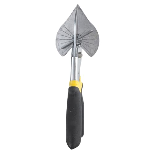 Tijeras de inglete, herramienta de corte de cuarto redondo, ajustable, 45-135/22, 5-45 grados, corte de inglete para corte en ángulo, repuesto de piezas de moldeo