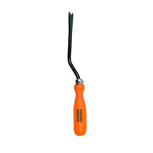 Image of Anandi Green's Hand Weeder Metal Agriculture Garden Spectacular Heavy Duty Plastic Handle Gardening Tools Set for Gardening