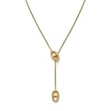 Générique Collier Maillons Marine   Acier Inoxydable Doré   Bijoux Femmes   Collier Y   Ne Rouille Pas   Waterproof   Résistant   Idée Cadeau   Petit Prix   Tendance   Intemporel   Grain de café
