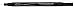 Prismacolor Premier Illustration Markers, Assorted Tips, Black, 6 Pack