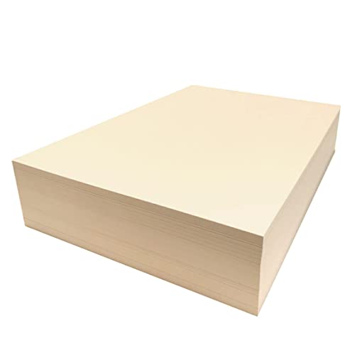 色上質紙 中厚口(約0.09mm) A4(210×297mm) 100枚 アイボリー