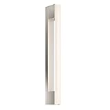  Omega 50 lampada da parete, Alluminio, nickel/matt, Standard, S14s