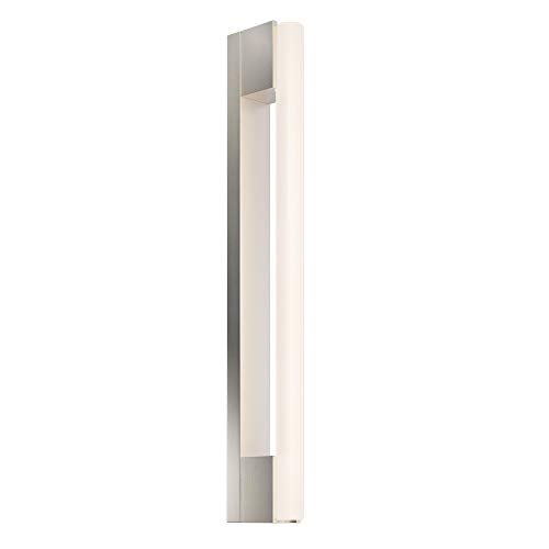  Omega 50 lampada da parete, Alluminio, nickel/matt, Standard, S14s