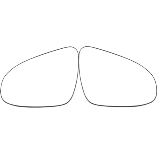 Miroir de rétroviseur pour Toyota Yaris 2012-2019 en verre chauffant anti-buée complet