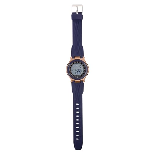 Image of Zoop Digital Watch with Rose Gold Case, Digital Dial & Blue Strap for Boys Kids, from House of Titan - 16047PP01