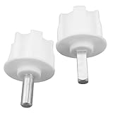 Anneome 2 Stück Sonnenschutzrohr Adapter 65mm Aluminium Verzinkte Endkappen für Gartenpavillon...