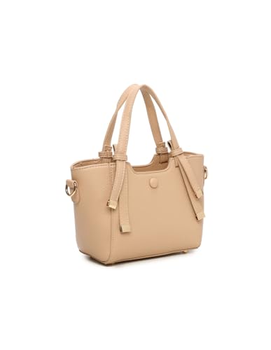 Sac à main femme petit format beige bandoulière amovible 1685251