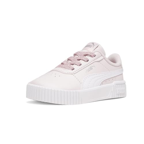 PUMA Toddler Girls Carina 2.0 Sparkle Glitter Lace Up Sneakers Shoes Casual - Pink2