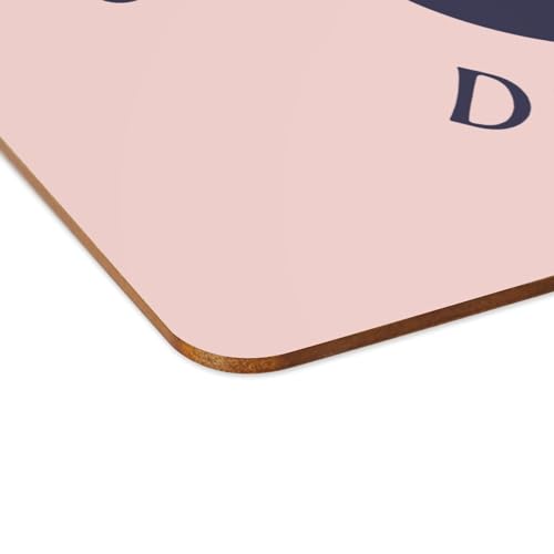 Set de table rose en liège lot de 4 napperons de grand format 39,5x28,5 cm - 4